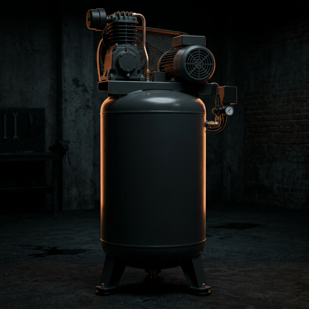 Stationary air compressor